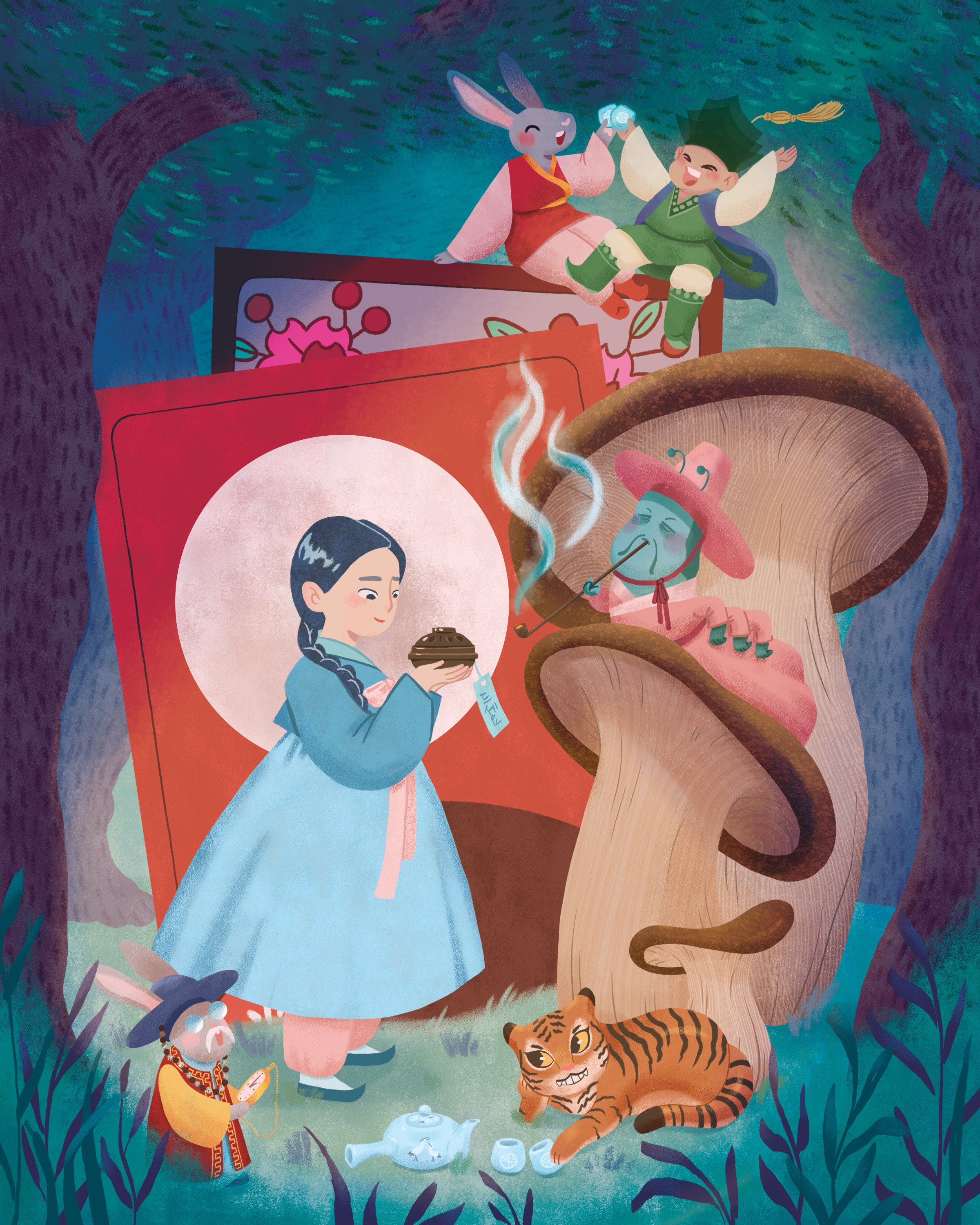 Korean Alice in Wonderland | APRIL SHIN ILLUSTRATION